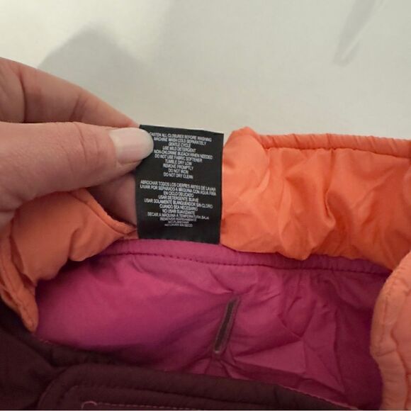 32 Degrees Heat Dog Jacket Coat Polar Leash Hole Pink Reflective Stripe - Picture 4 of 5